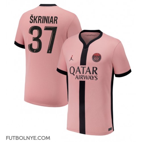 Camiseta Paris Saint-Germain Milan Skriniar #37 Tercera Equipación 2024-25 manga corta